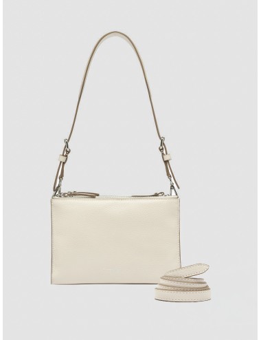 Gianni Chiarini Firenze - Lucille 11811 - Marble - Bolso crossbody mujer - Piel martellata doble zip - MARFRANC