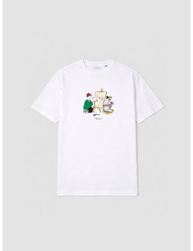 EDMMOND STUDIOS - Avant Garde Tee - Plain White - Camiseta - Hombre - Algodón orgánico - MARFRANC