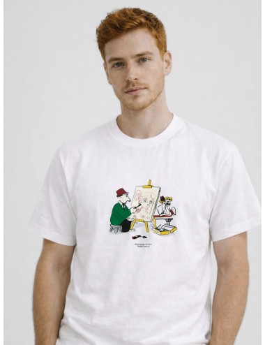 EDMMOND STUDIOS - Avant Garde Tee - Plain White - Camiseta - Hombre - Algodón orgánico - MARFRANC