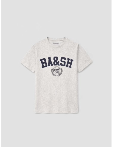 ba&sh - Ioni - Grischine - Camiseta - Mujer - Algodón orgánico varsity - MARFRANC