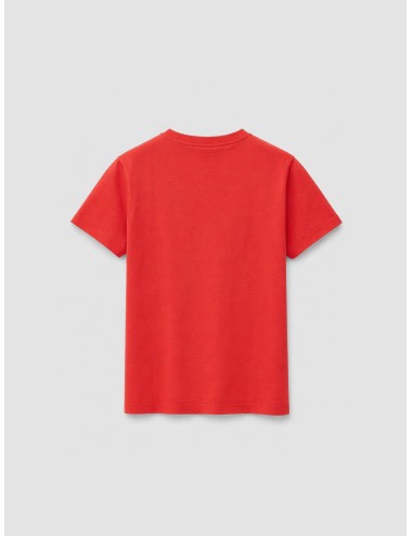 ba&sh - Ioni - Rouge - Camiseta - Mujer - Algodón orgánico cropped - MARFRANC