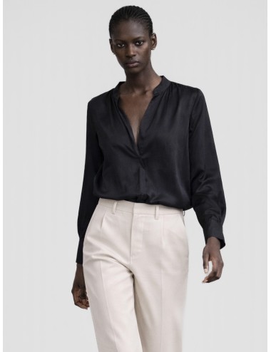 Zadig & Voltaire - Tink Satin - Noir - Blusa - Mujer - Satén reciclado fluido - MARFRANC