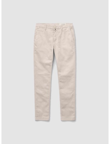 Jacob Cohen - Pantalón Bobby - Pearl Grey A79 - Pantalón chino hombre - Algodón elástico italiano - MARFRANC