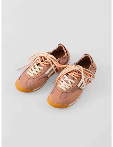 Puraai - 6.02 PANTHER - Peach Milk - zapatillas mujer - ecopiel vegana y tejido técnico - MARFRANC