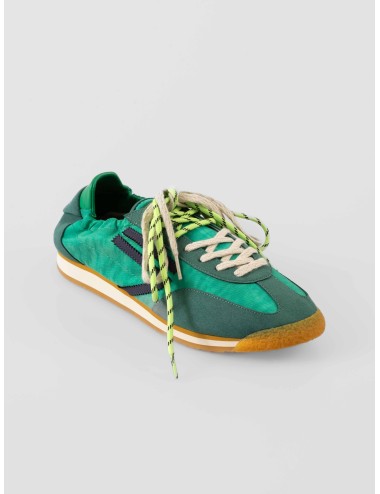 Puraai - 6.02 PANTHER - Basil - zapatillas hombre - nylon y micro-gamuza vegana - MARFRANC