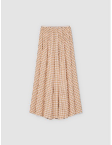 forte_forte - Pleated Skirt Diamond Jersey - Alba - Falda plisada - Mujer - Jersey lurex - MARFRANC