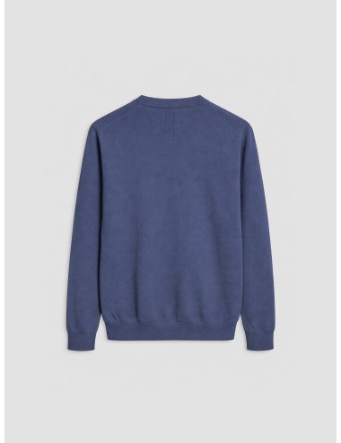 MARFRANC - DK17-001 - Blu Note - Jersey punto fino - Hombre - Cuello redondo - MARFRANC