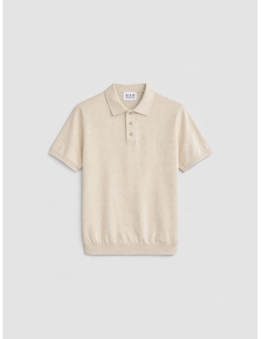 Polo DK17-004 - Sabbia - Polo hombre - Algodón piqué arena - MARFRANC
