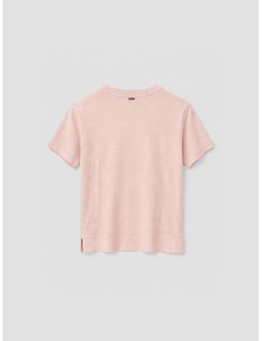 Herno - JG000223D - 4035 Cipria - Camiseta - Mujer - Jersey lyocell - MARFRANC