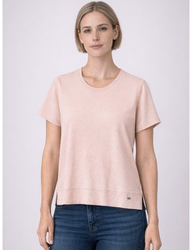 Herno - JG000223D - 4035 Cipria - Camiseta - Mujer - Jersey lyocell - MARFRANC