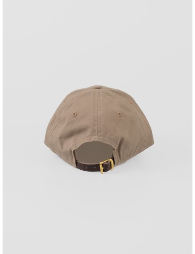 Gorra Stone Grey NEW LOGO CAP Les Héritiers algodón canvas logo bordado