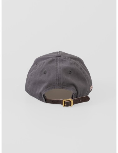 Gorra Antracita RETRO ROOTS CAP Les Héritiers canvas lavado bordado 3D retro