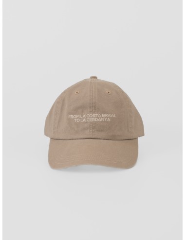 Gorra Stone Grey ROOTS CAP Les Héritiers dad hat canvas lavado cierre piel