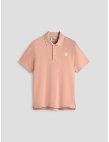 LES HÉRITIERS - THE POLO - Rose Dust - Polo hombre - Algodón piqué 100% - MARFRANC