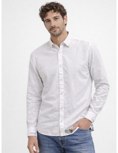 Camisa blanca Bianco Born to Be Tutor519R R00591 con bordados decorativos