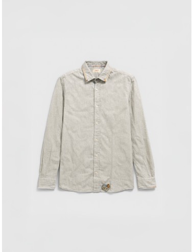 Camisa verde claro Militare Born to Be Tutor591R R00591 con bordados decorativos