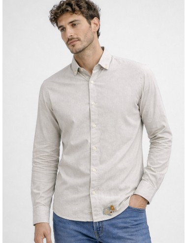 Camisa verde claro Militare Born to Be Tutor591R R00591 con bordados decorativos