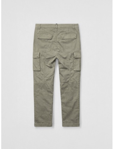 Pantalón cargo Mason’s Verde Militar modelo 2PN2A2145 hombre slim fit con bolsillos laterales