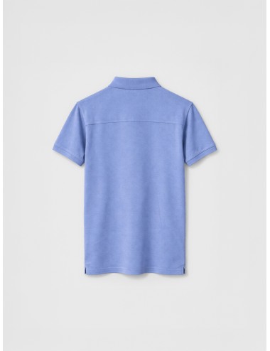 Polo azul Aviation Jacob Cohën 80033-001 hombre algodón piqué manga corta bordado logo pecho