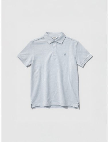 Polo azul claro Jacob Cohën 80033-001 hombre algodón piqué manga corta bordado logo pecho