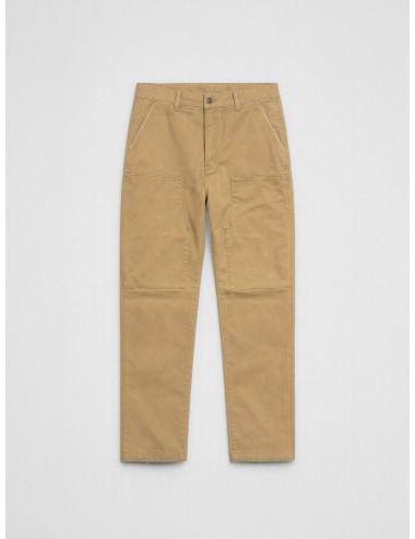 Pantalón beige Represent MLM100479 hombre corte recto algodón bolsillos utility diseño estructurado