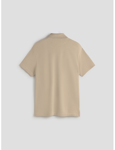 El polo de manga corta THE POLO en color Stone Grey para hombre de Les Héritiers