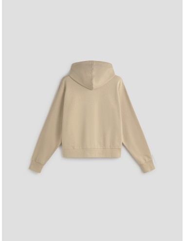 LES HÉRITIERS - LOGO HOODIE ZIP - Stone Grey - Sudadera unisex - Algodón 100% - MARFRANC