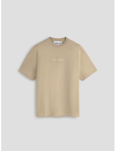 LES HÉRITIERS - Roots Tee - Stone Grey - Camiseta hombre - Algodón orgánico - MARFRANC