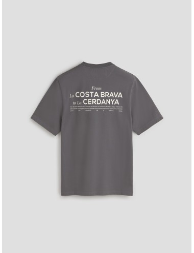 Les Héritiers - Roots Tee - Antracita - Camiseta unisex - Algodón orgánico bordado - MARFRANC