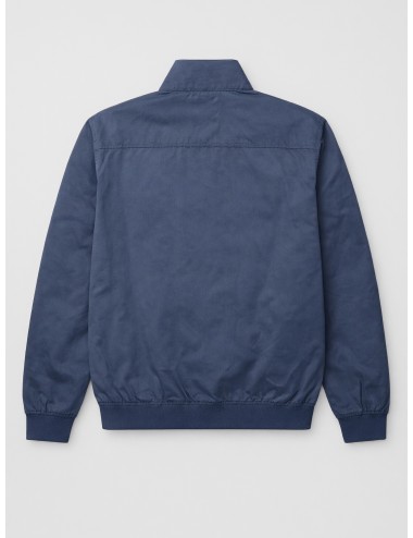 Chaqueta azul marino ECOALF Pikes hombre tejido técnico ligero cremallera cuello alto