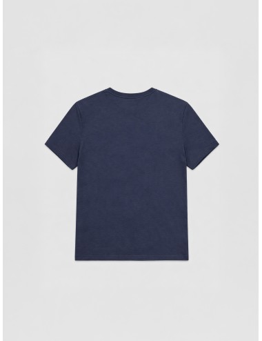 Camiseta ECOALF Min T-Shirt hombre Deep Navy algodón reciclado mensaje Because There Is No Planet B manga corta cuello redondo