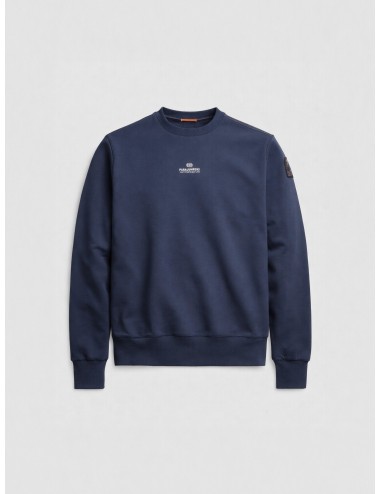 Sudadera Parajumpers Fleece Nylon Sweatshirt Ink Blue para hombre.