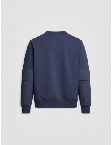 Sudadera Parajumpers Fleece Nylon Sweatshirt Ink Blue para hombre.