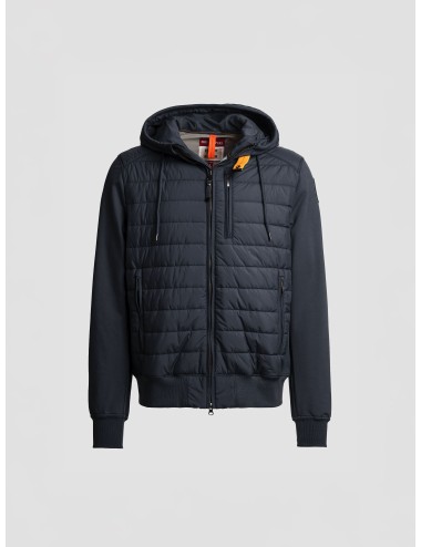 Chaqueta Parajumpers Fleece Hooded Jacket Man Blue Navy para hombre.