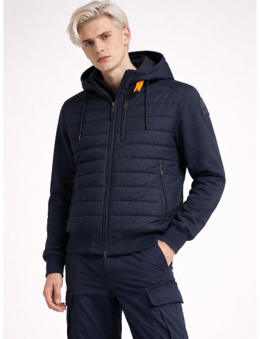 Chaqueta Parajumpers Fleece Hooded Jacket Man Blue Navy para hombre.