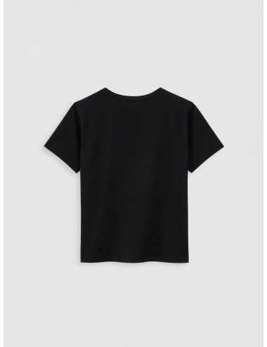 Camiseta Carbone ba&sh Elmer para mujer en algodón con corte relajado y diseño minimalista