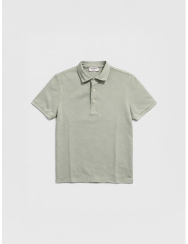 Polo verde salvia hombre Gran Sasso x MARFRANC clásico algodón manga corta