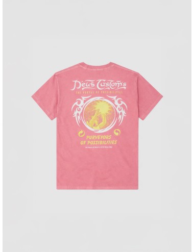 Camiseta Deus Ex Machina Out Of Reach Tee Melon Red | MARFRANC