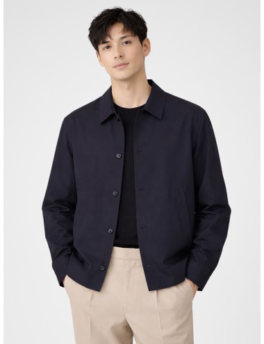 Herno - Sobrecamisa tejido técnico - 9200 Blue - Hombre - MARFRANC