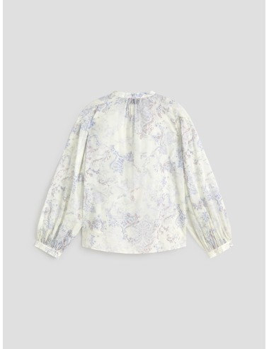 Forte Forte - 14626 - Glicine - Camisa bohemia mujer - Voile algodón estampado - MARFRANC