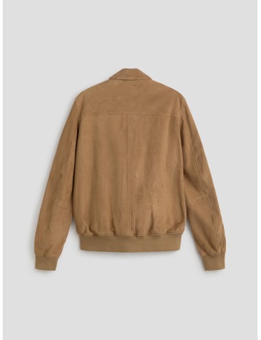 Blauer - 26SBLUL02436 - cafelatte - bomber piel ante - hombre - MARFRANC