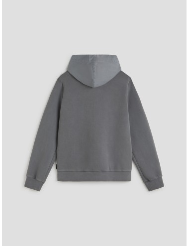 Ecoalf - Dylan Hybrid Man - 303 Asphalt - sudadera con capucha - hombre - algodón orgánico reciclado - MARFRANC