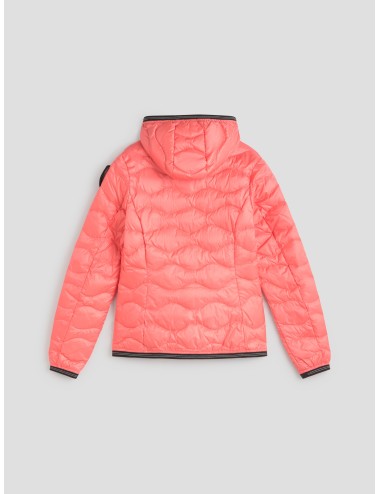 Blauer - 26SBLDC03169-007455 - Pink - Chaqueta acolchada con capucha mujer - Nailon quilted con plumón - MARFRANC
