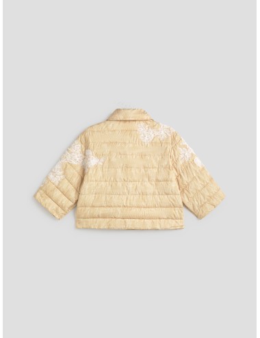 Ermanno Firenze - D48E B011 EB6 - Mandorla - Chaleco acolchado - Hombre - Nailon bordado - MARFRANC