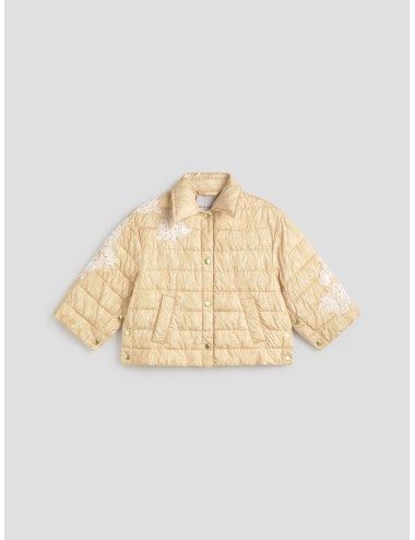 Ermanno Firenze - D48E B011 EB6 - Mandorla - Chaleco acolchado - Hombre - Nailon bordado - MARFRANC