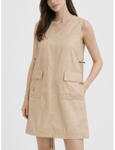 Blauer - Fiske Fitting Relaxed - Beige naturale 327 - Vestido mujer - Corte holgado elástico - MARFRANC.