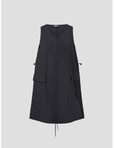 Blauer - Fiske Fitting Relaxed - 999 Nero - Vestido mujer - Tejido elástico holgado - MARFRANC