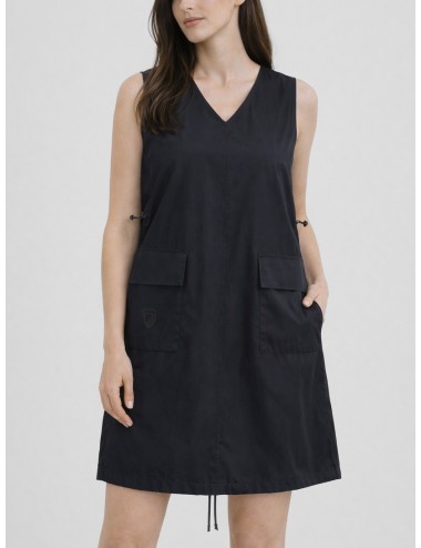 Blauer - Fiske Fitting Relaxed - 999 Nero - Vestido mujer - Tejido elástico holgado - MARFRANC