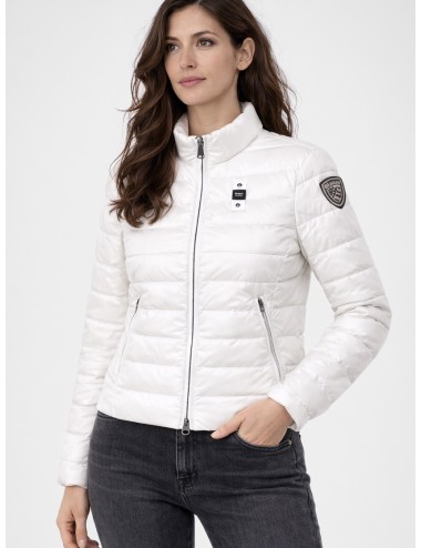 Blauer - Vale 26SBLDC03165 - Blanco nieve - Piumino mujer - Nailon plumón - MARFRANC