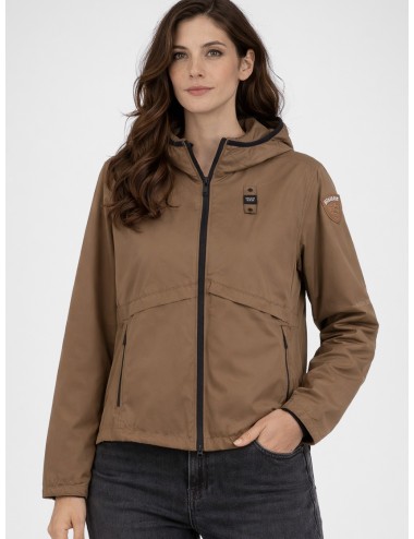 Blauer - Joiner - Nocciola - Chaqueta con capucha - Mujer - Nailon ultraligero - MARFRANC